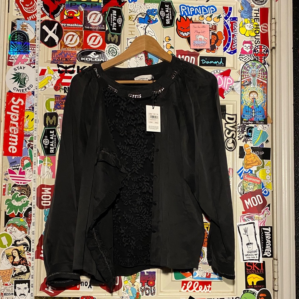 Coach Silk Top “washed”